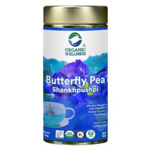 Organic Wellness 100% Natural Herbal Tea Butterfly Pea Flower Tea (50 Gm)