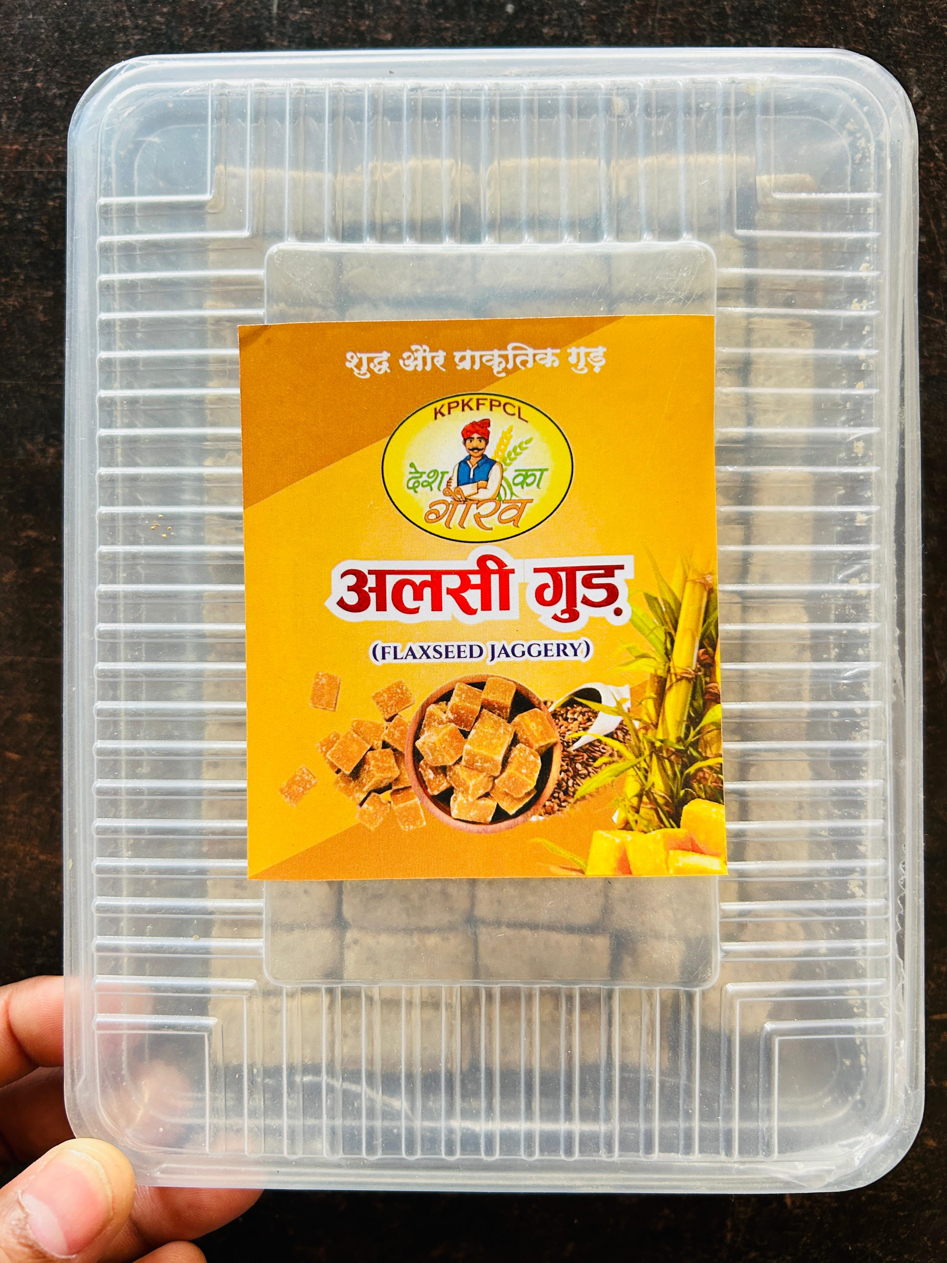 Flaxseed Jaggery (Alsi Gud) - 500gm