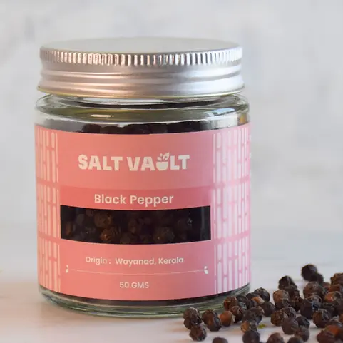 Salt Vault Black Pepper Whole Spices (50 g)