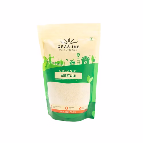 Orasure Whole Wheat Flour -500g (Pack of 1) | High Fiber Whole Grain Flour