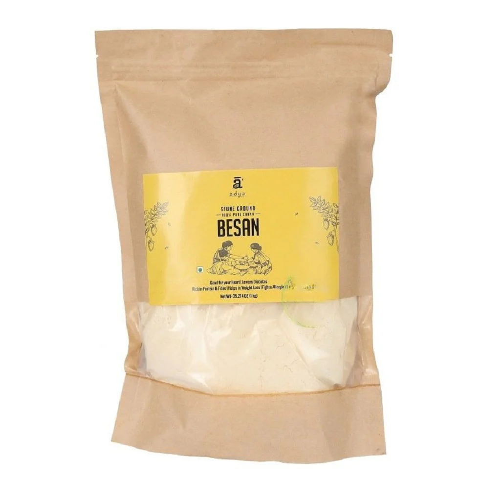 Adya Organics Stone Ground Besan - 1kg
