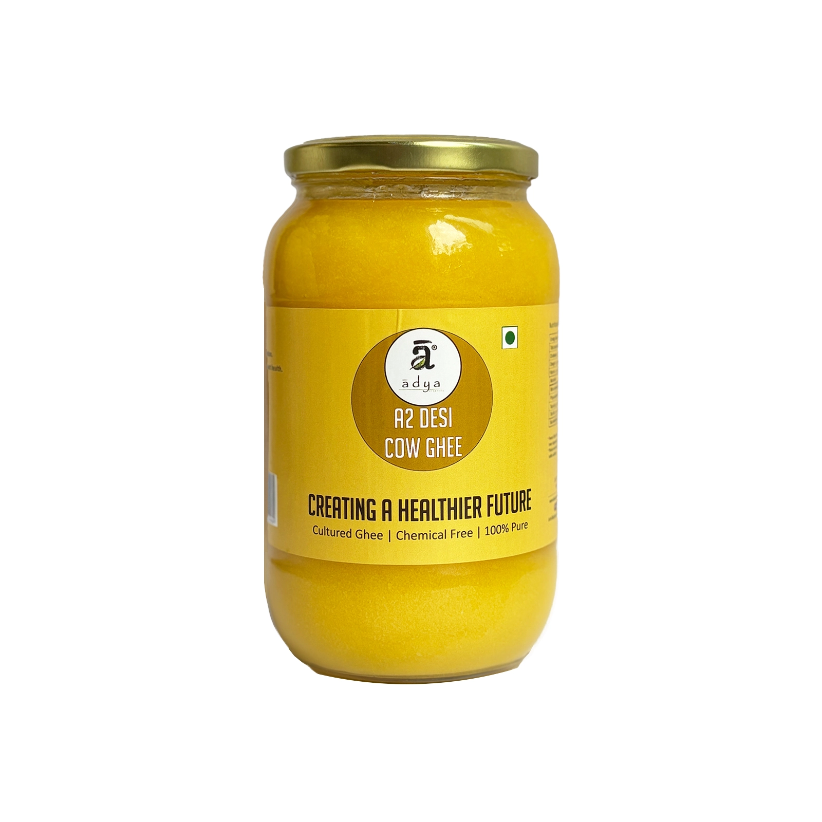 Adya Organics A2 Desi Cow Ghee - 950ml