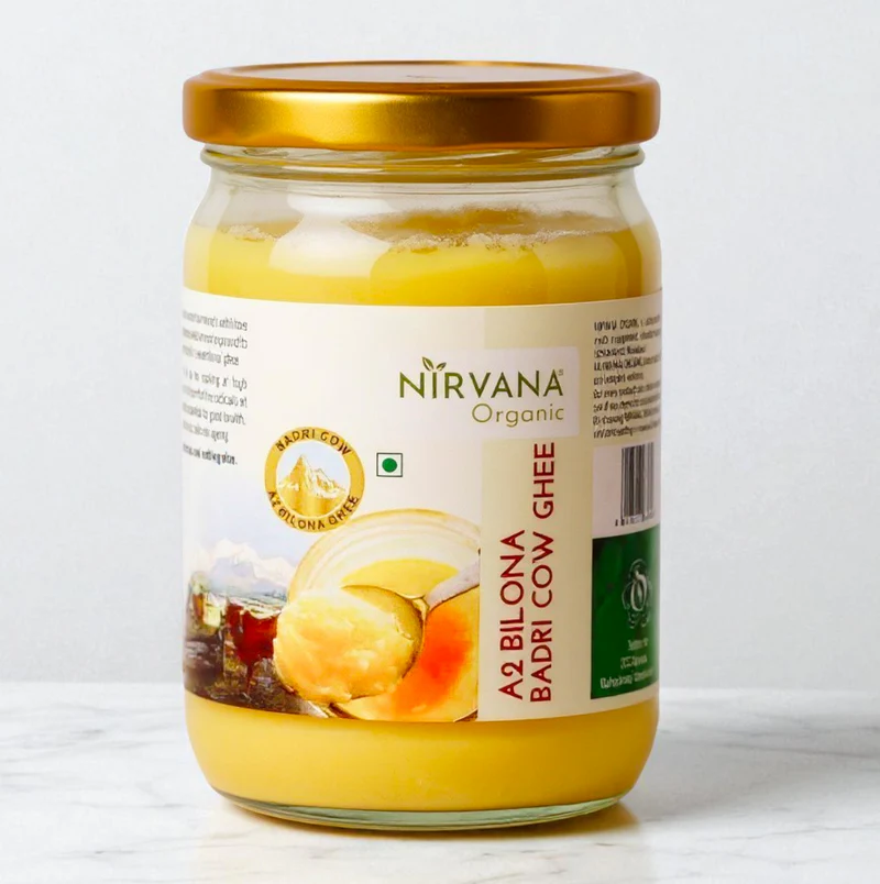 Nirvana Organic - A2 Bilona Badri Cow Ghee - 180ml