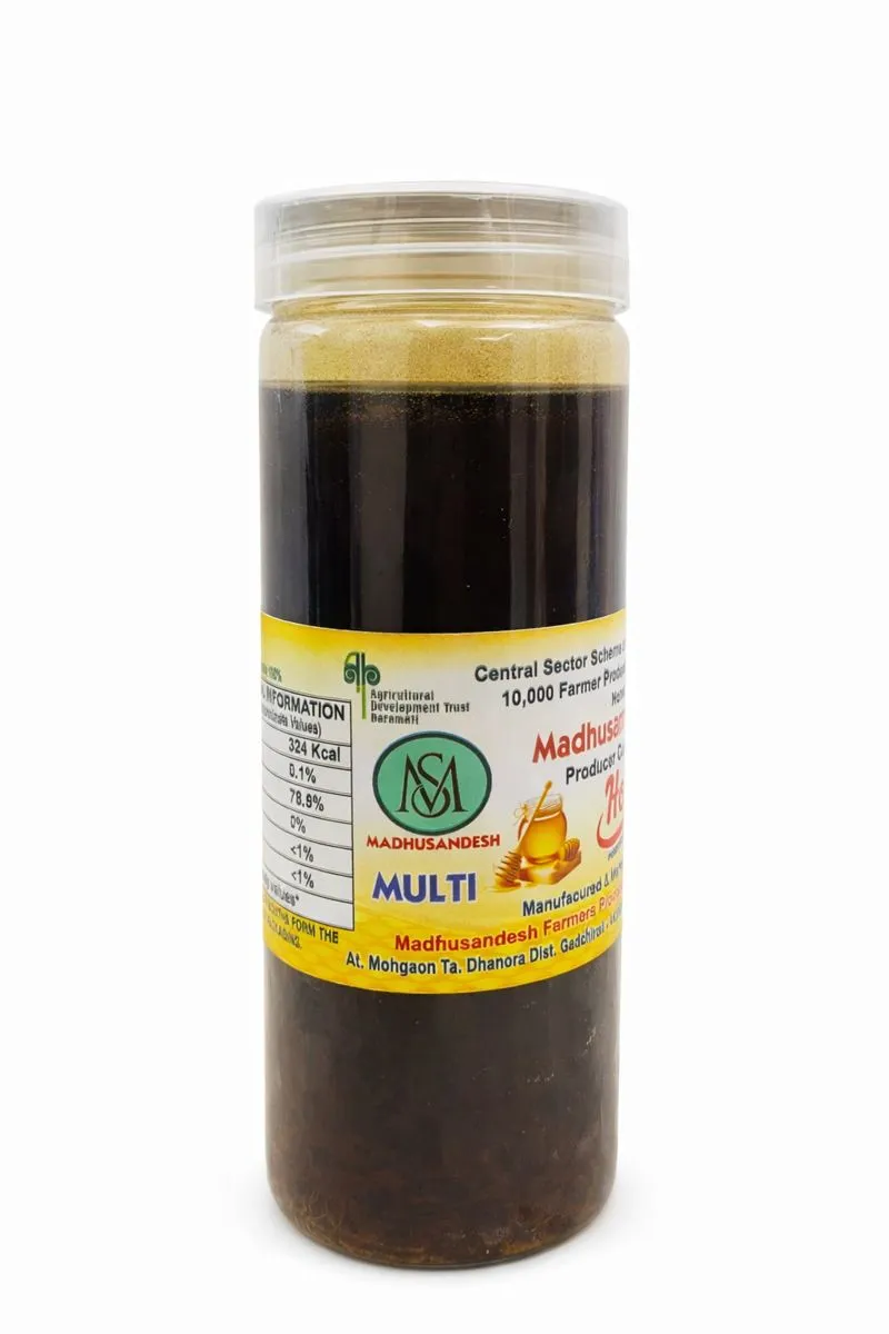 Madhusandesh Natural Honey - Multi ( 500 gm)