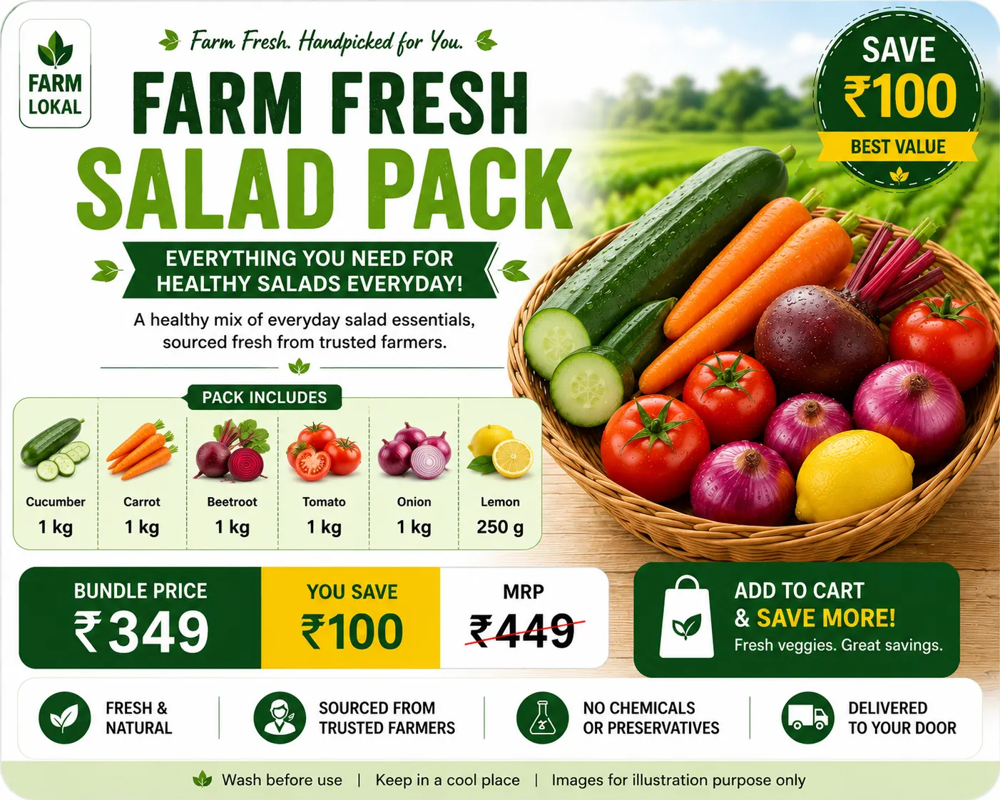 Farm Fresh Salad Pack