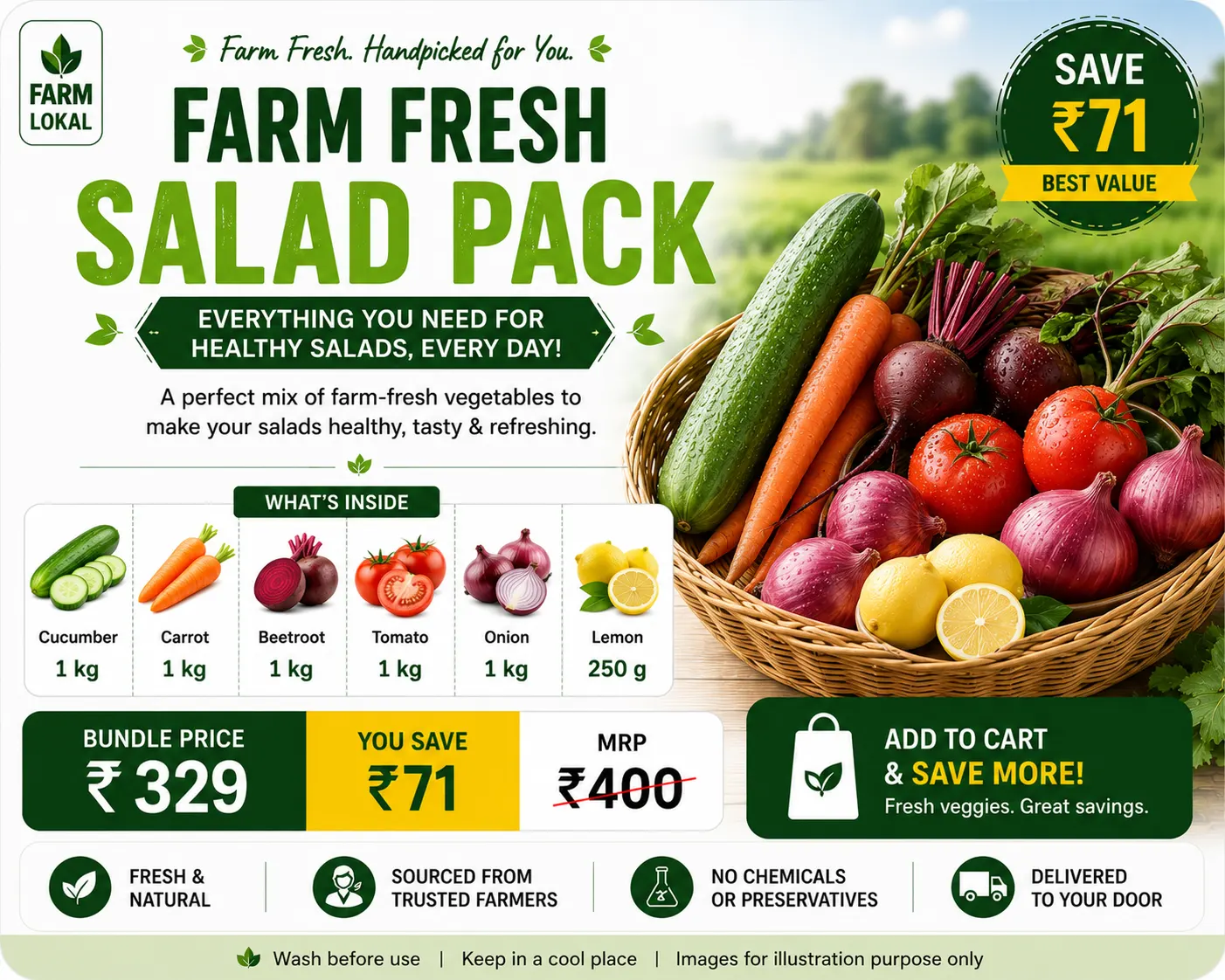 Farm Fresh Salad Pack