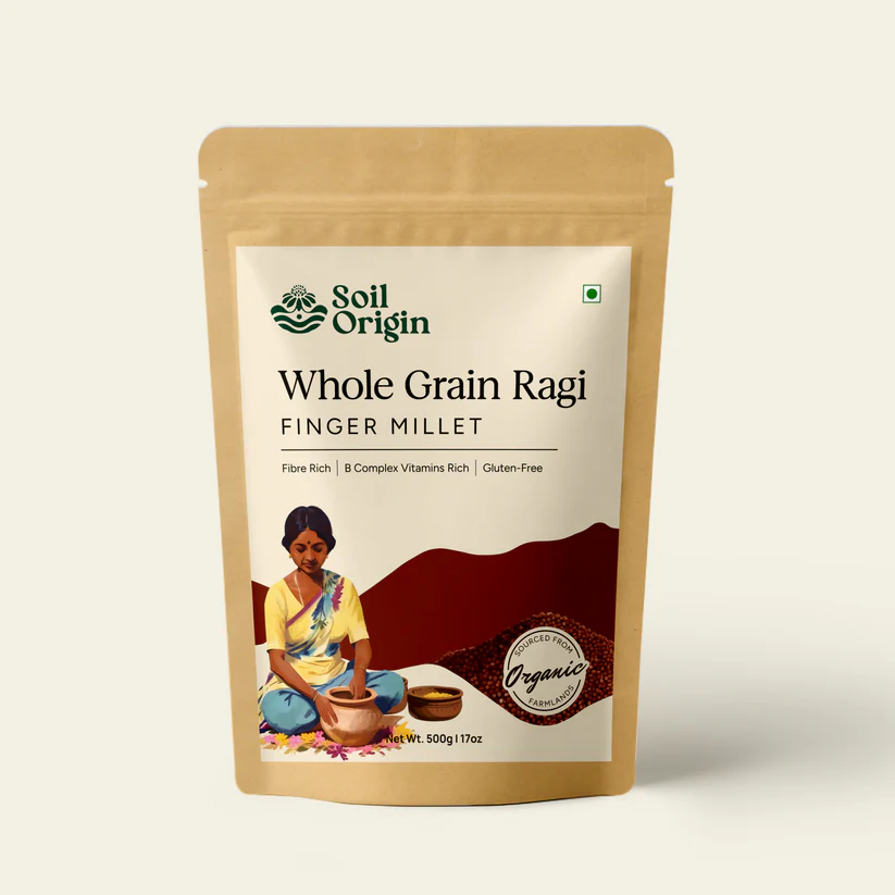 Ragi Whole (Finger Millet) - 500 Gm (Pack of 2)