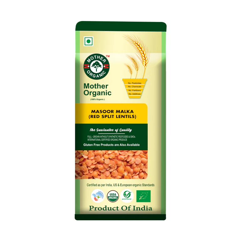 Mother Organic Masoor Malka - 1kg