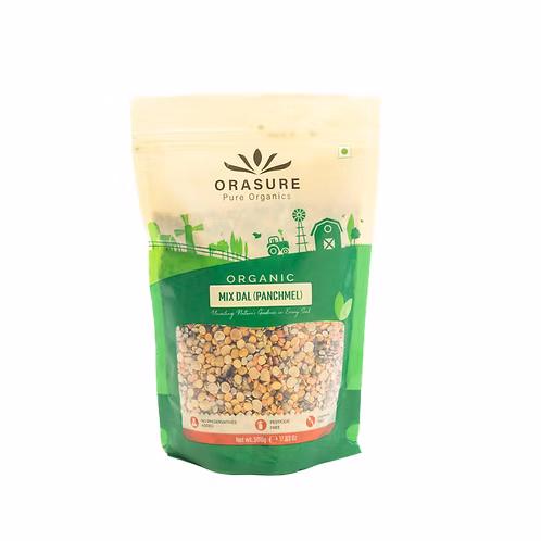 Orasure Organic Mix Dal - 500g (Pack of 1)| Blend of Lentils