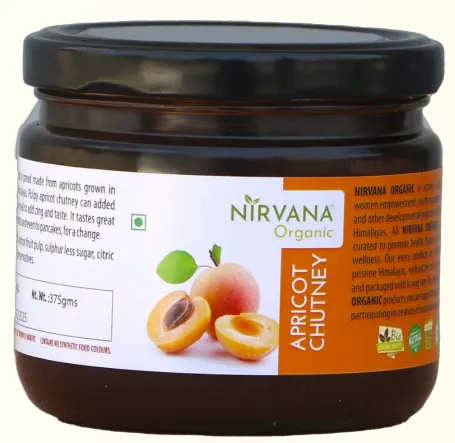 Nirvana Organic Apricot Chutney - 375g