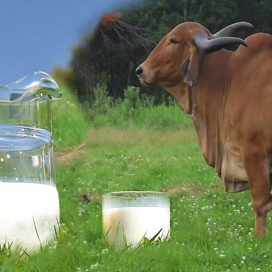 Desi Cow Milk (देसी गाय का ताज़ा दूध) - 1 Litre