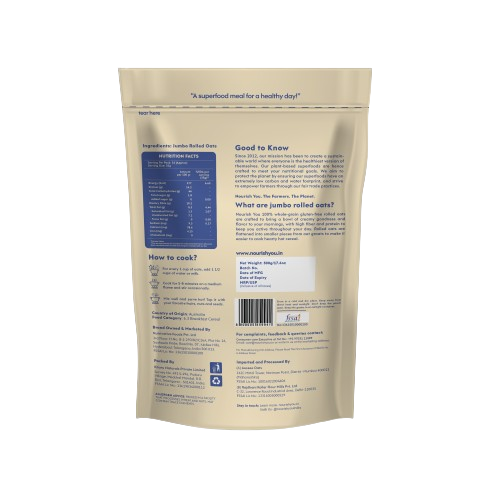 nourish you Jumbo Rolled Oats